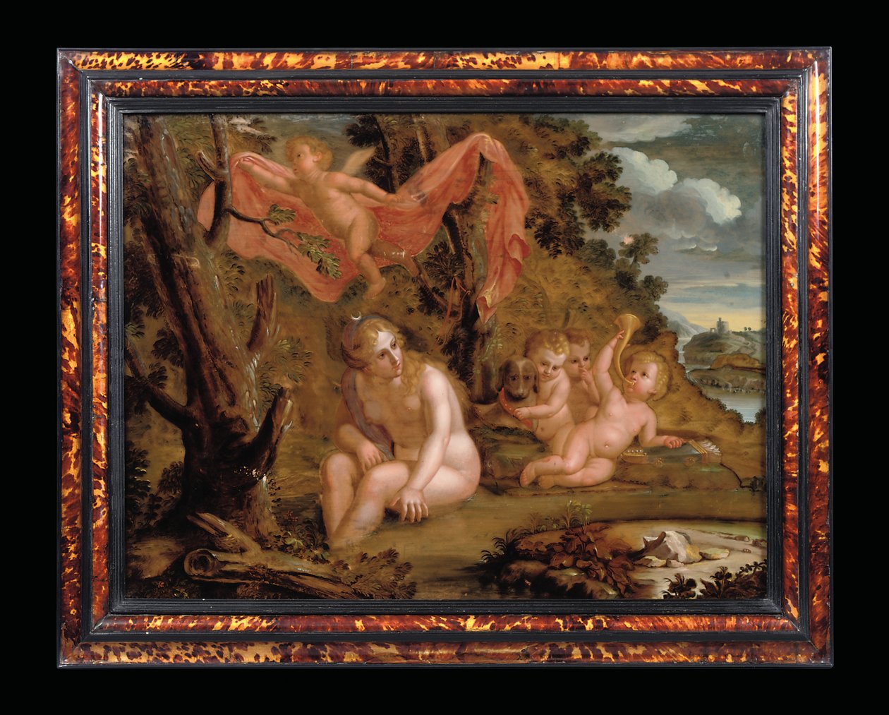 Diana Bathing, kolem 1692-1705 od Carlo Garofalo