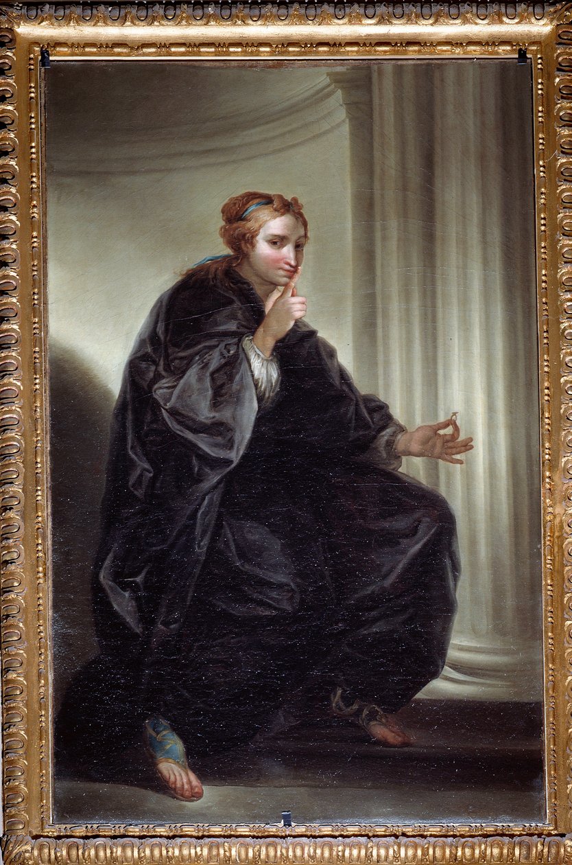 Alegorie třinácti hodnot republiky: tajemství (Malba, po 1783) od Carlo Giuseppe Ratti