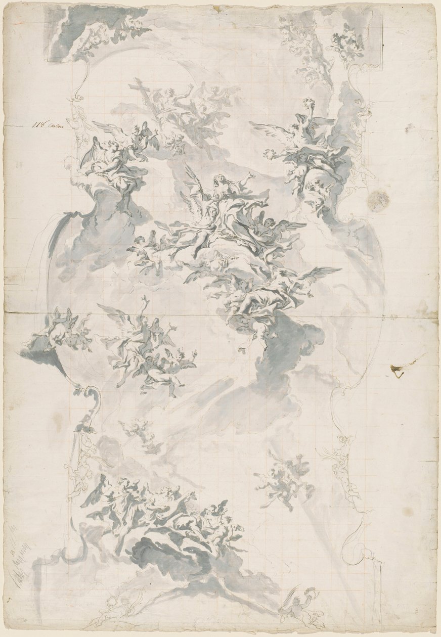 Apoteóza svaté Eufemie od Carlo Innocenzo Carlone