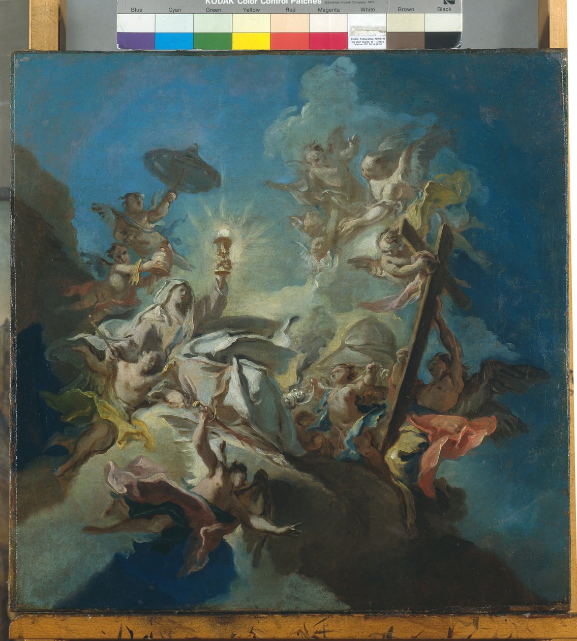 Triumph of Faith, c.1766 (olej na plátně) od Carlo Innocenzo Carloni