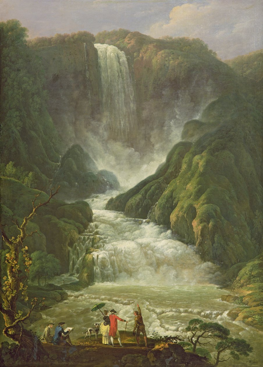 Vodopády Terni od Carlo Labruzzi