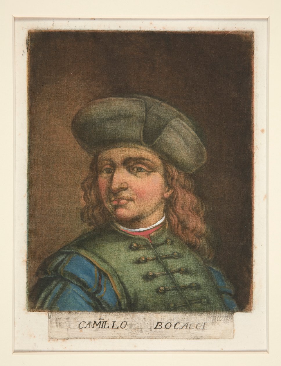 Camillo Bocacci z Portrétů malířů od Carlo Lasinio