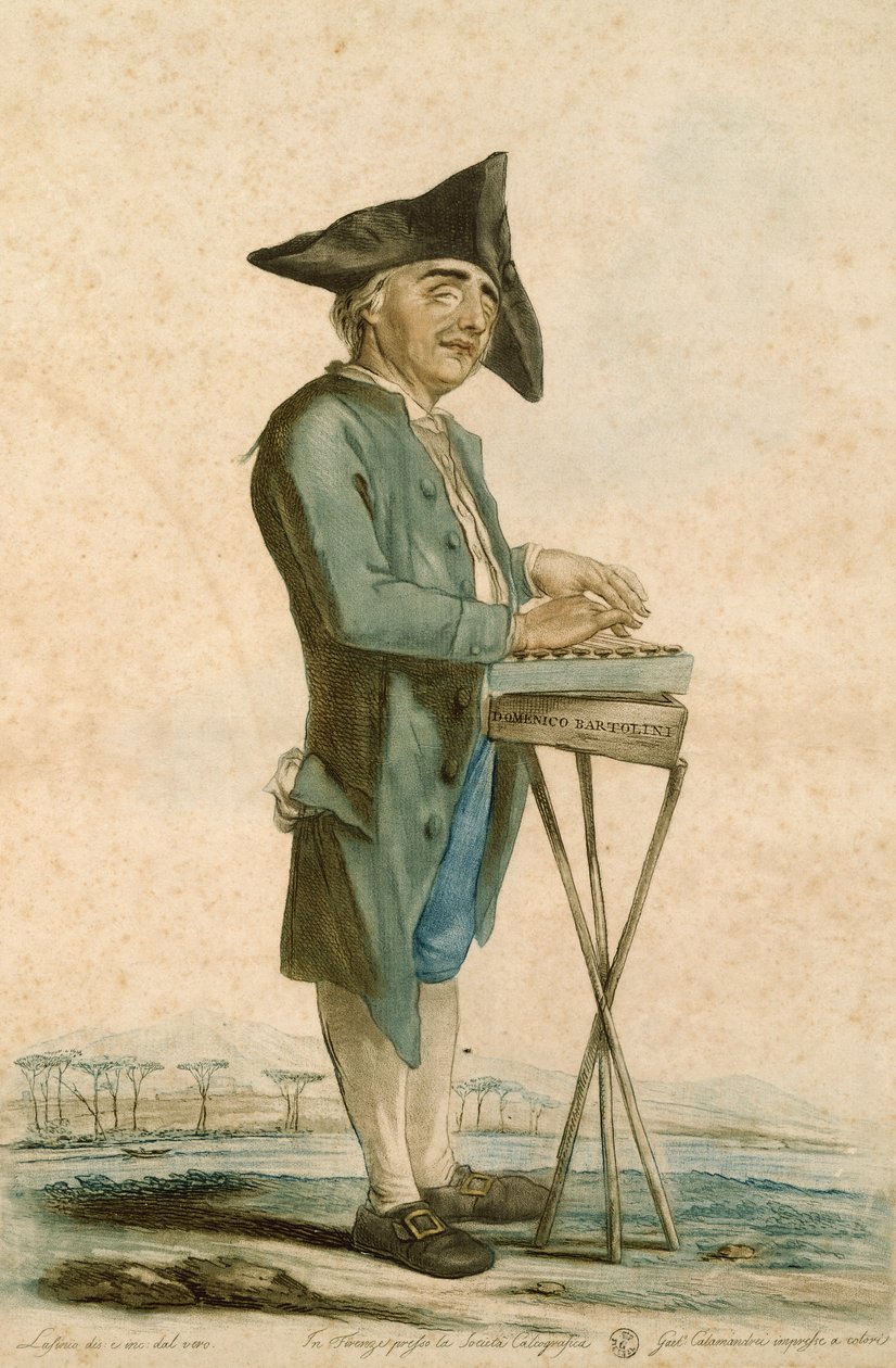 Domenico Bertolini, Carlo Lasinio (1759-1838), rytina od Carlo Lasinio