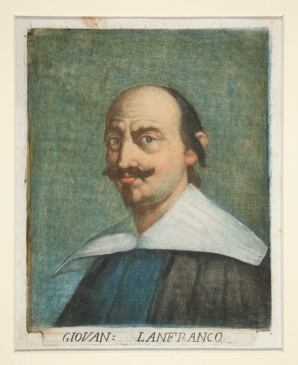 Giovanni Lanfranco z Portrétů malířů od Carlo Lasinio