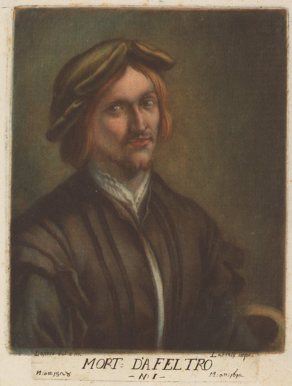 Zemřel na Feltre od Carlo Lasinio, after Lorenzo Luzzo