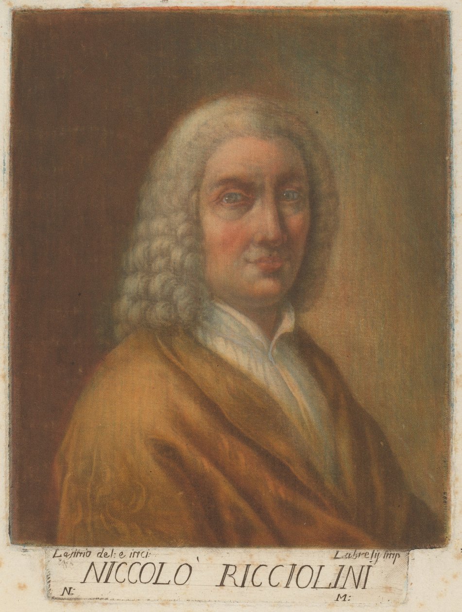 Niccolo Ricciolini od Carlo Lasinio, after Nicolò Ricciolini