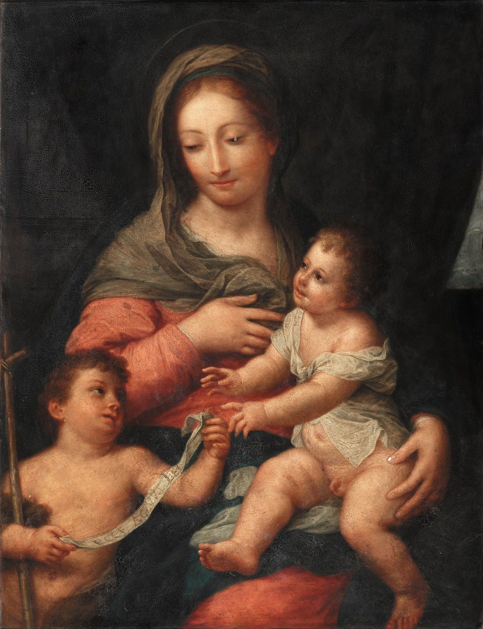 Madona s dítětem a mladým svatým Janem Křtitelem od Carlo Maratta