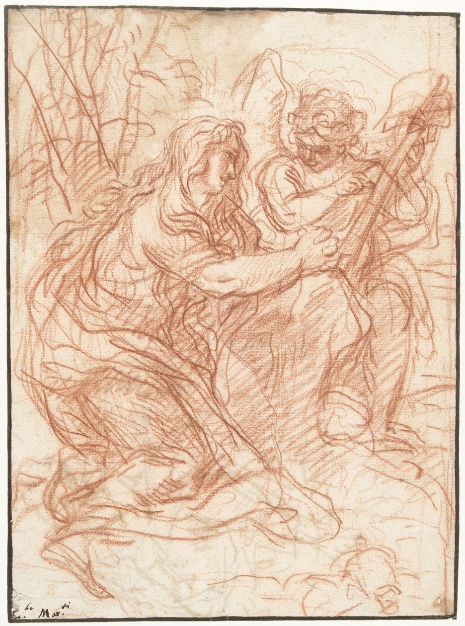 Marie Magdalena adorující kříž od Carlo Maratta