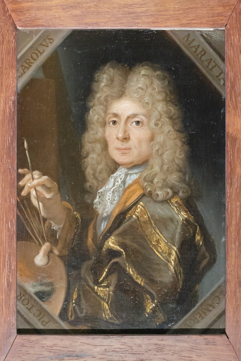Autoportrét, Carlo Maratta (olej na mědi) od Carlo Maratta