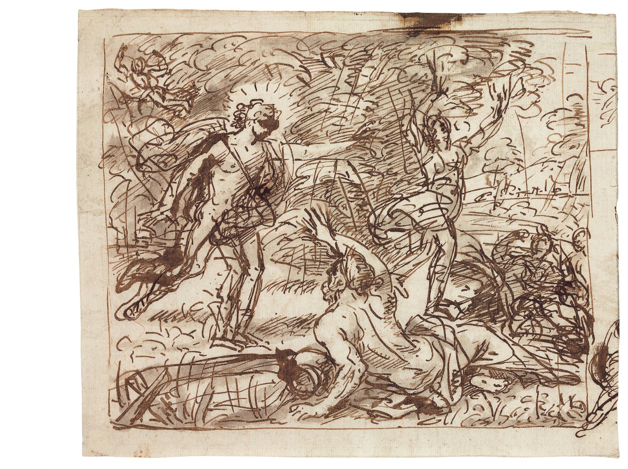 Apollo a Daphne od Carlo Maratta or Maratti