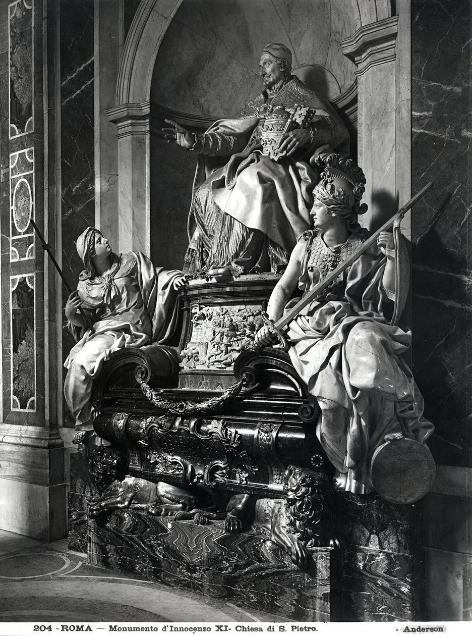 Památník papeže Inocence XI., kolem roku 1697 (mramor) od Carlo Maratta or Maratti