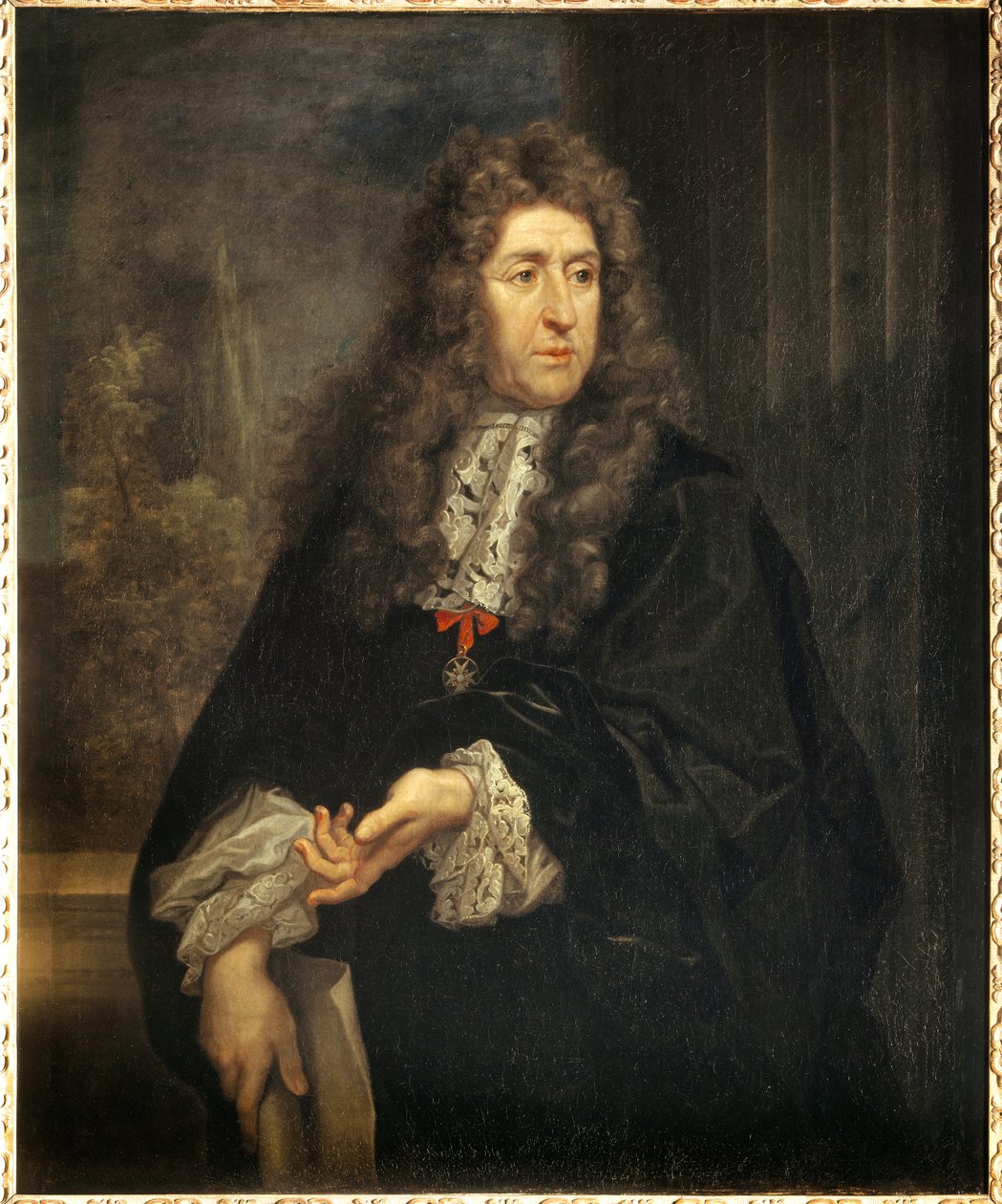 Portrét Andre Le Notre (Lenotre) (1613-1700), projektant zahrad Krále Obraz Carla Maratty (1625-1713) 17. století Sun. 1,12x0,85m od Carlo Maratta or Maratti