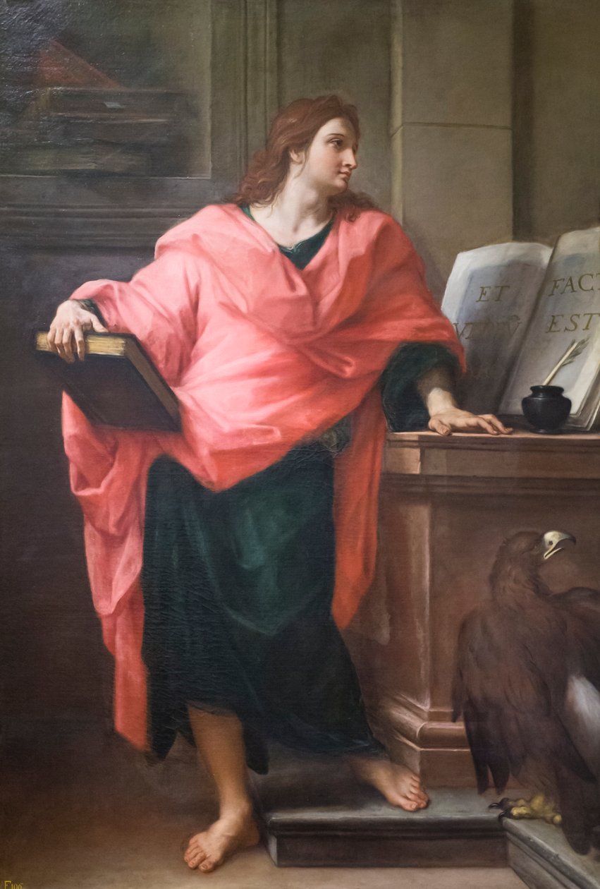 Svatý Jan evangelista od Carlo Maratta or Maratti