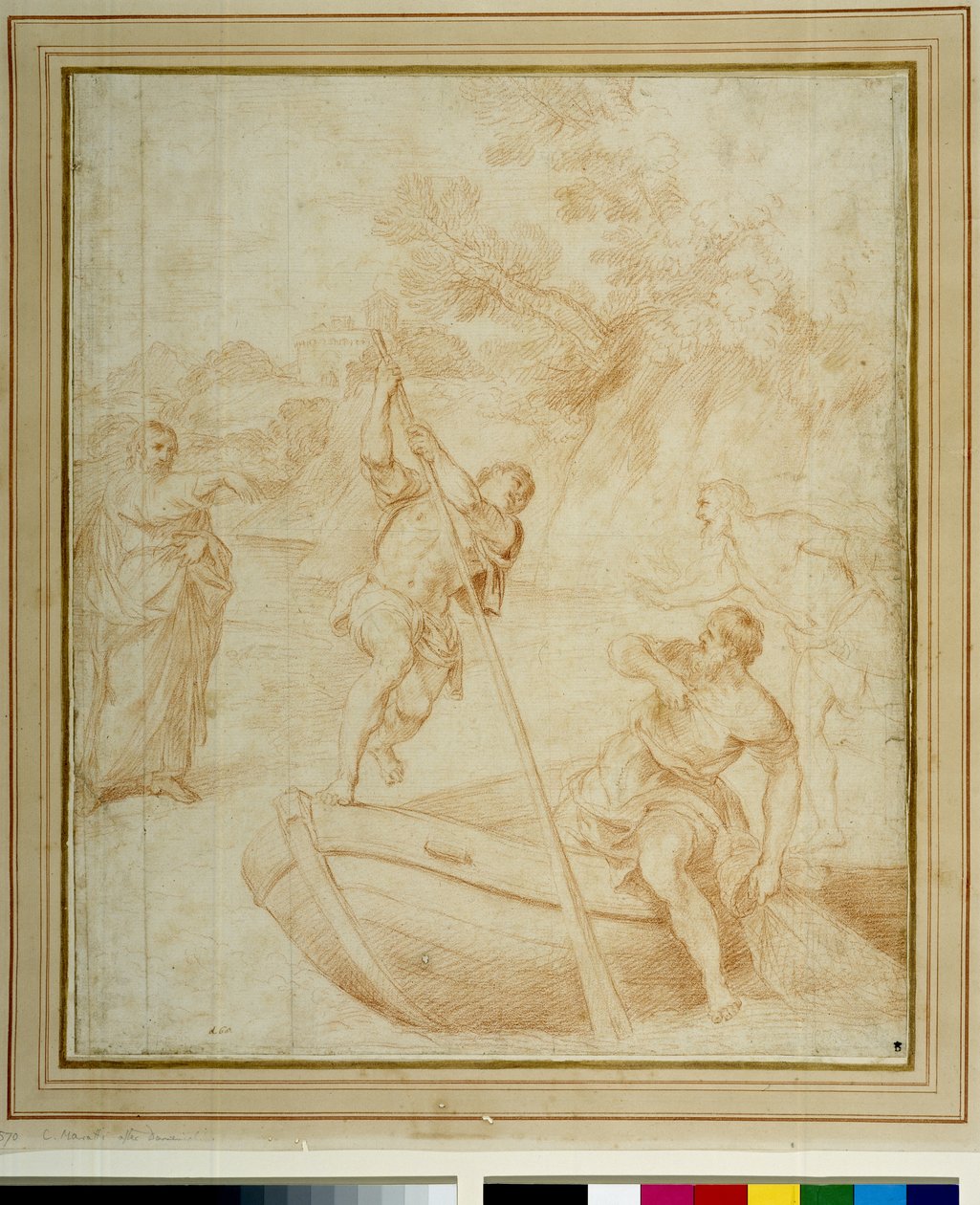 Povolání svatého Petra (tužka na papíře) od Carlo Maratta or Maratti