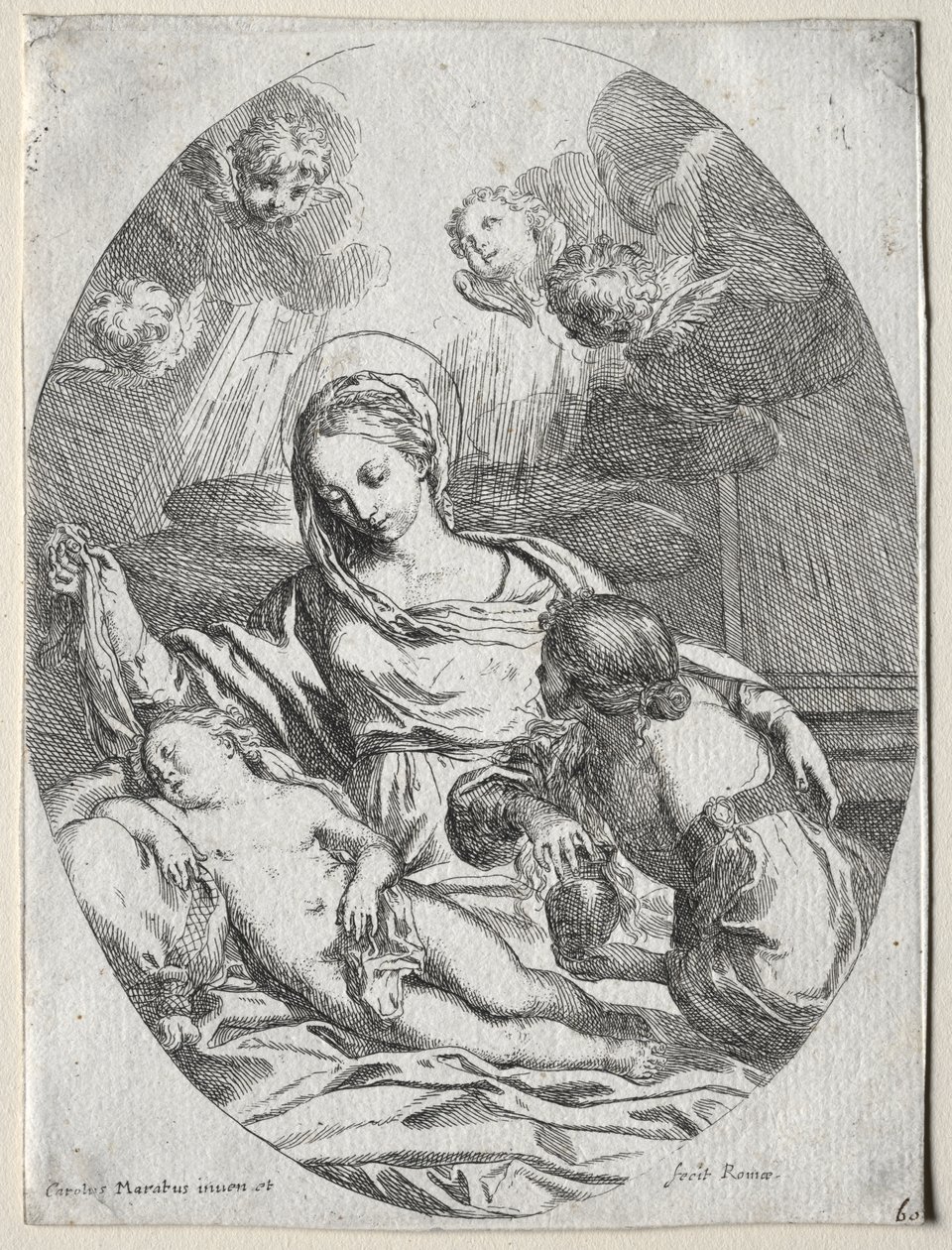 Madona a dítě s Magdalen od Carlo Maratti