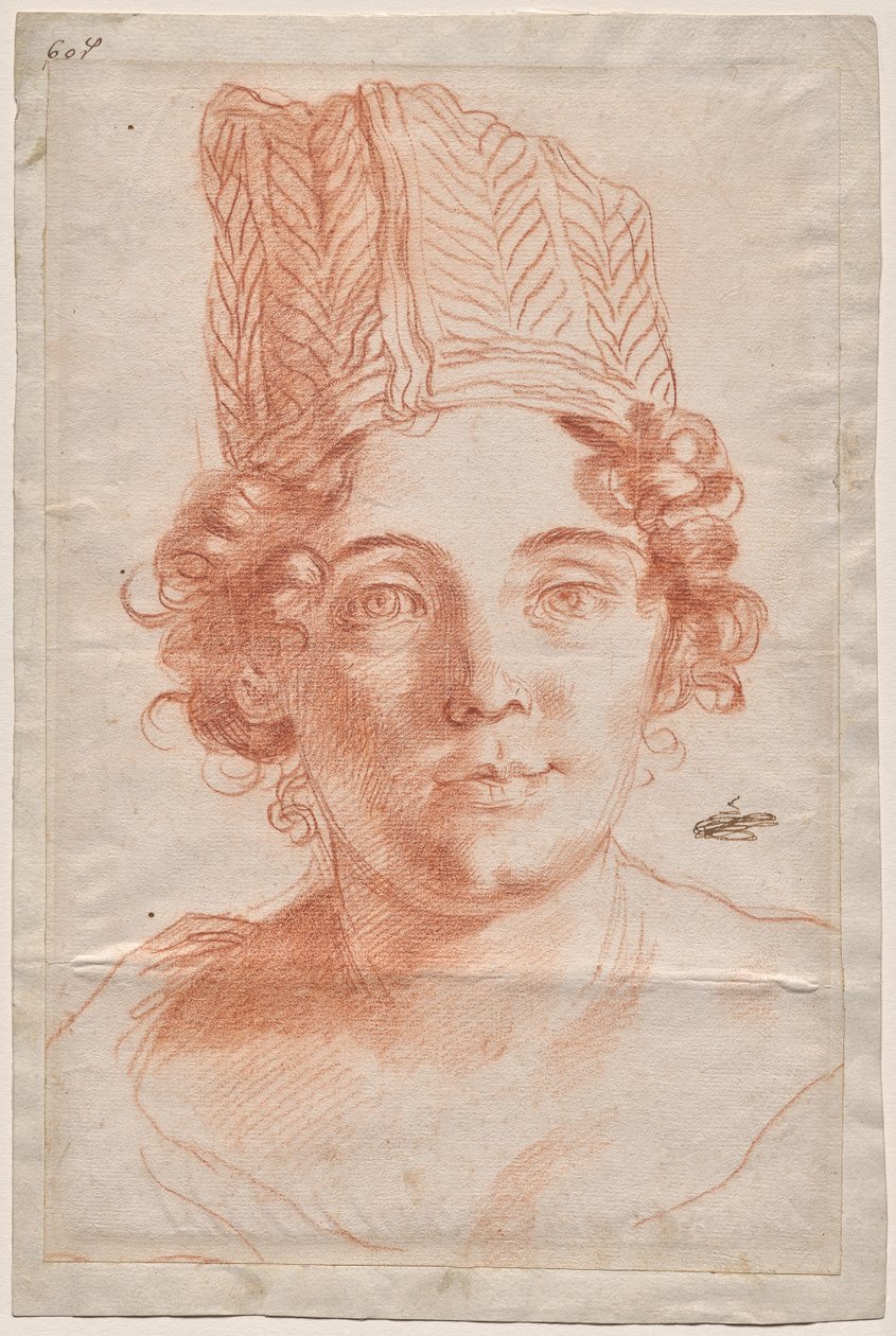 Portrét Francescy Gommi, manželky Carla Marattiho od Carlo Maratti