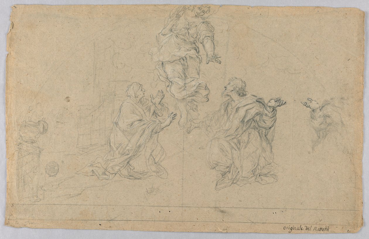 Studie tří obrazců od Carlo Maratti