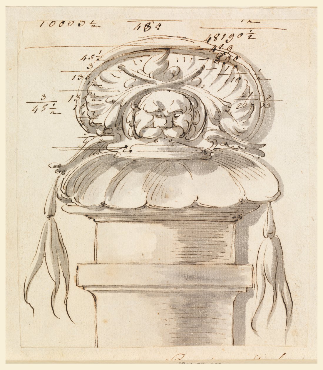 Architektonický Ornament. od Carlo Marchionni
