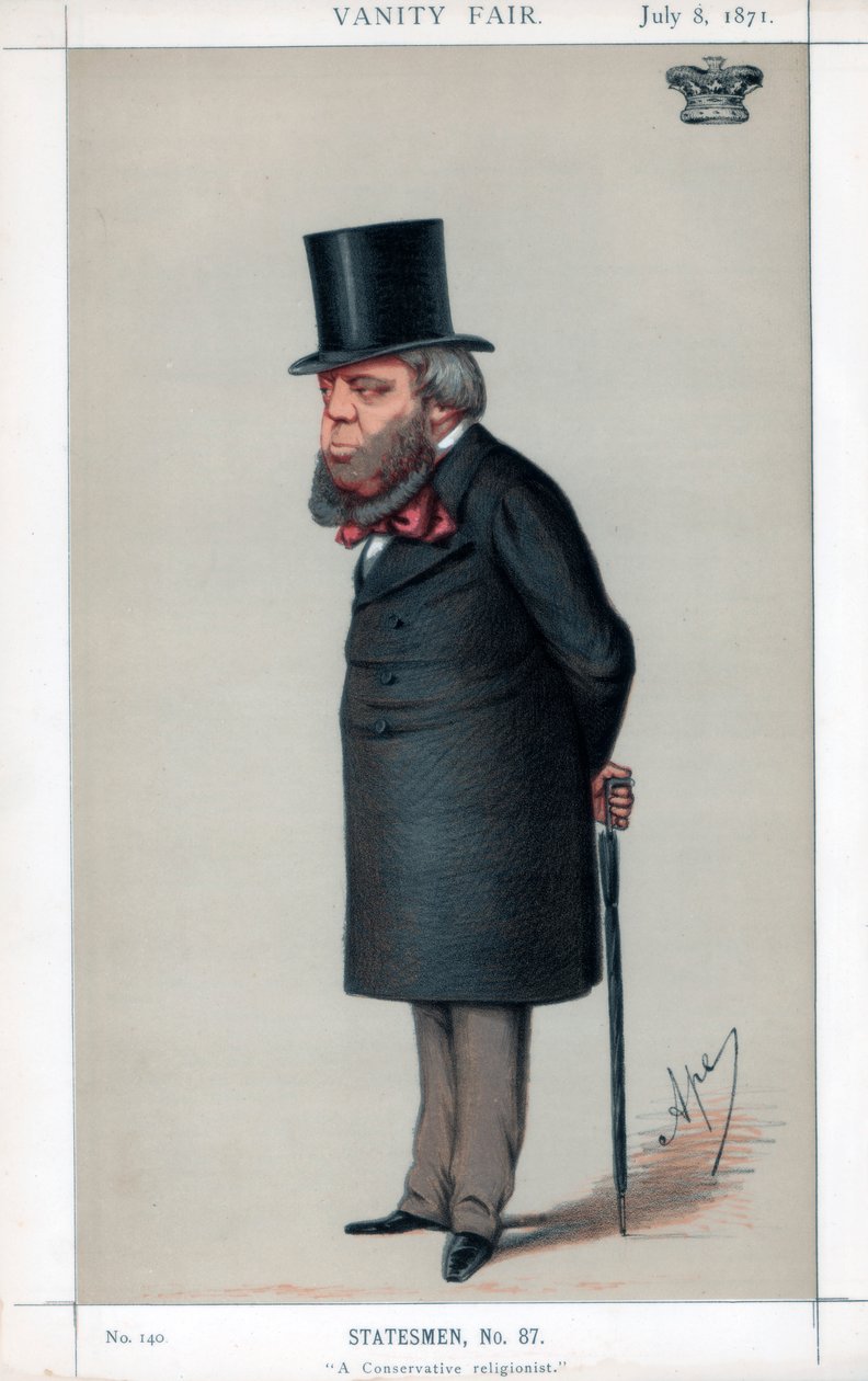 Konzervativní religionista, 1871. od Carlo Pellegrini