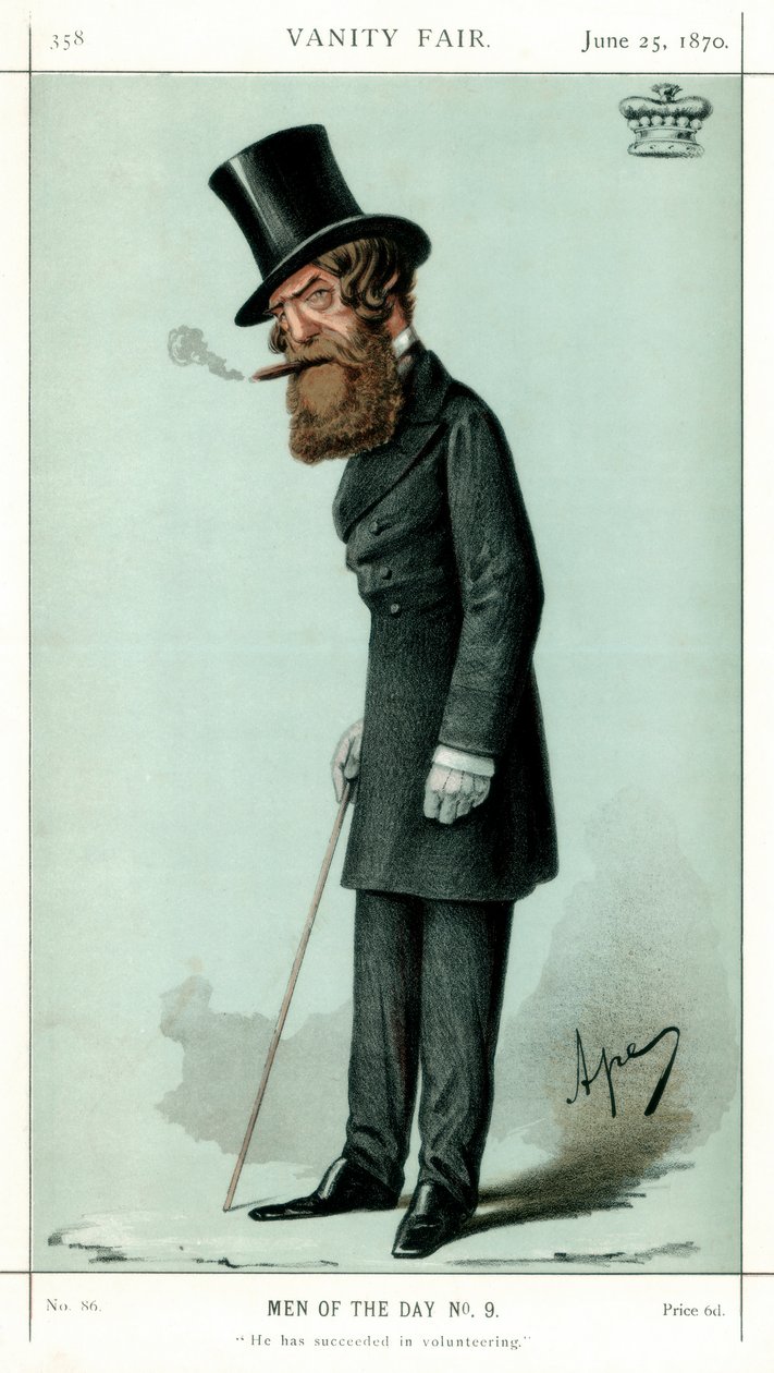 Uspěl v dobrovolnictví, vikomt Ranelagh, 1870. od Carlo Pellegrini