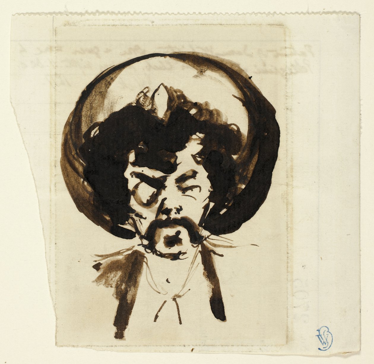 Portrét Whistlera od Carlo Pellegrini