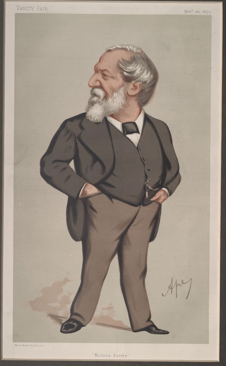 Robert Browning, Vanity Fair, 1875-11-20 od Carlo Pellegrini