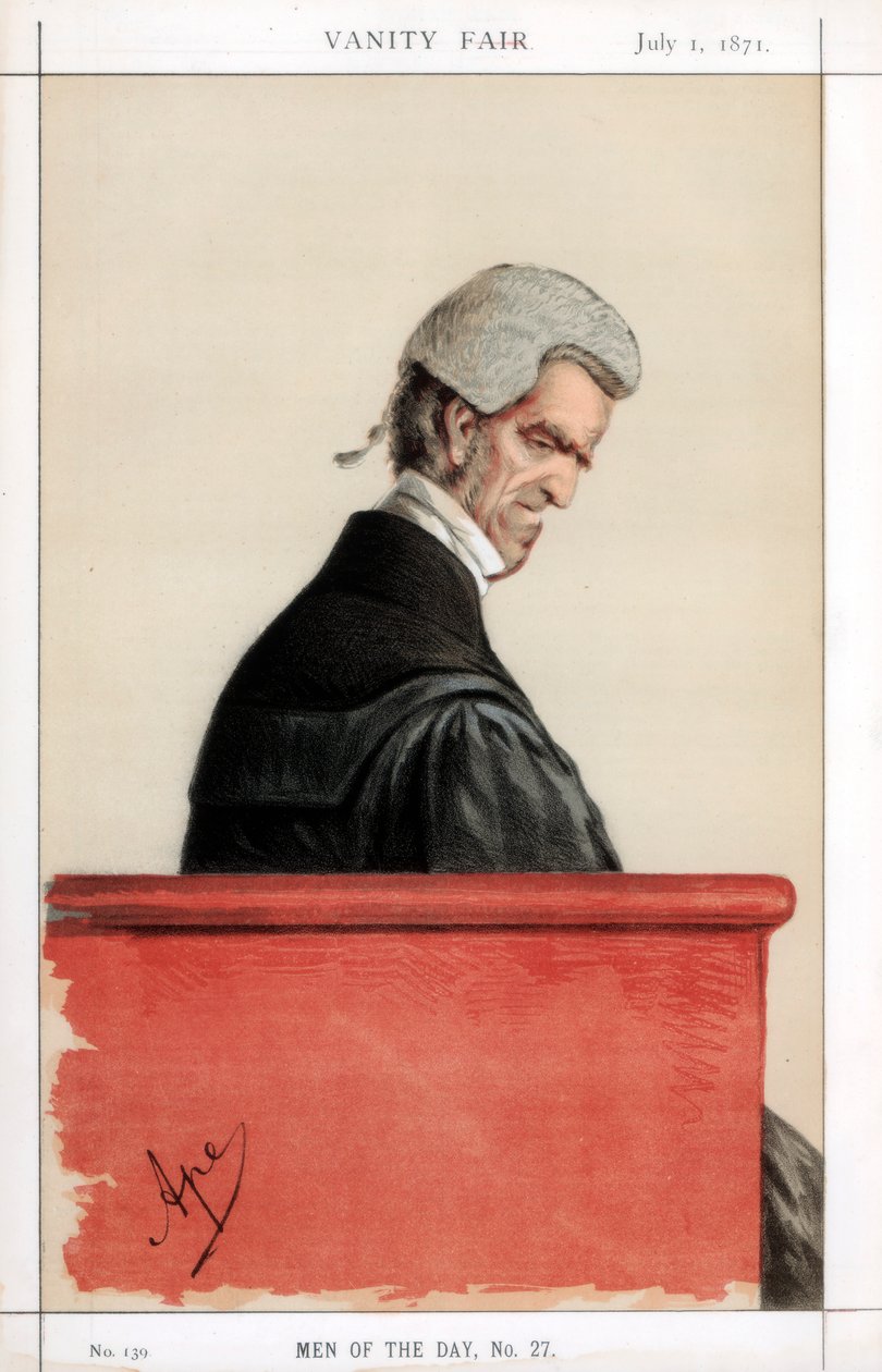 Sir John George Shaw-Lefevre , britský advokát, politik a státní úředník, 1871 od Carlo Pellegrini