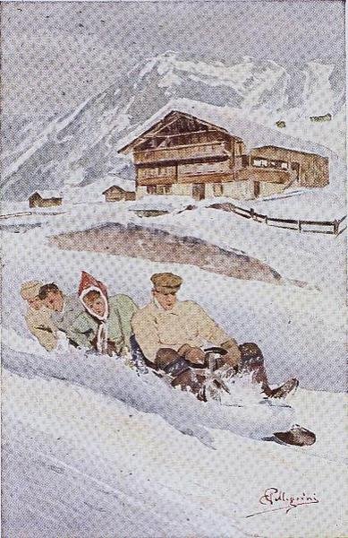 Čtyřčlenný tobogán (barevný lito) od Carlo Pellegrini
