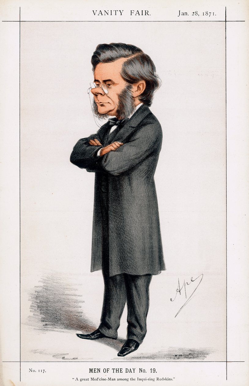 Thomas Henry Huxley , britský biolog, 1871 od Carlo Pellegrini