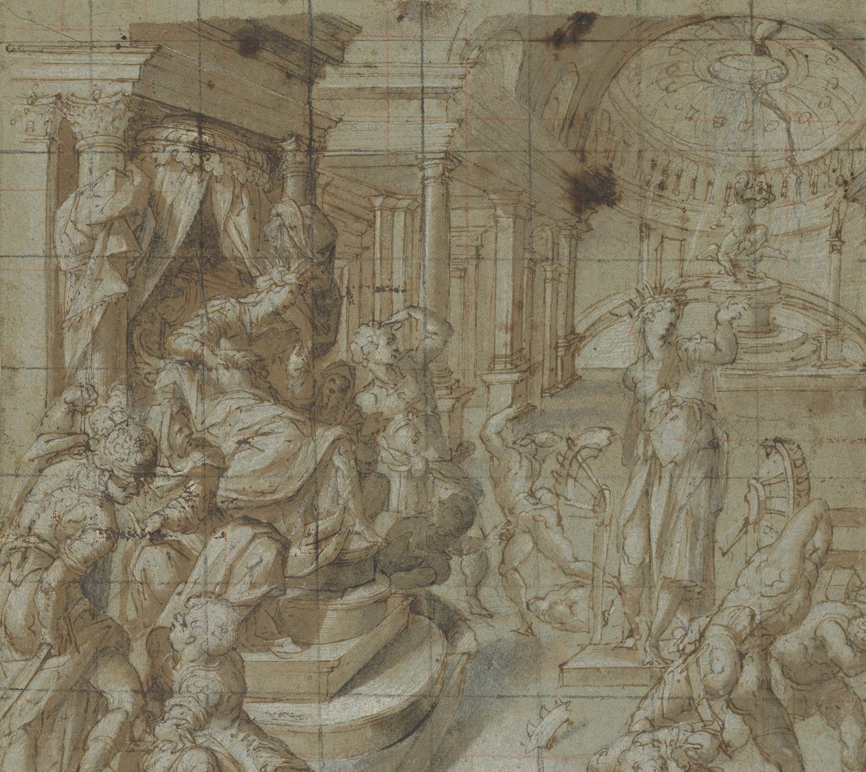 Umučení svaté Kateřiny Alexandrijské, 1560-70. od Carlo Portelli