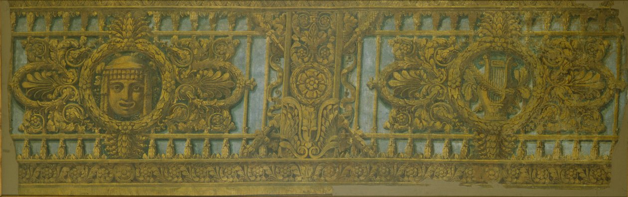 Design boxu pro Alexandrinské divadlo v Petrohradu, 1826-1829 od Carlo Rossi