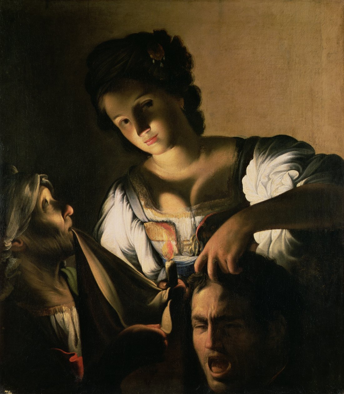 Judith s hlavou Holofernes, 1615 od Carlo Saraceni