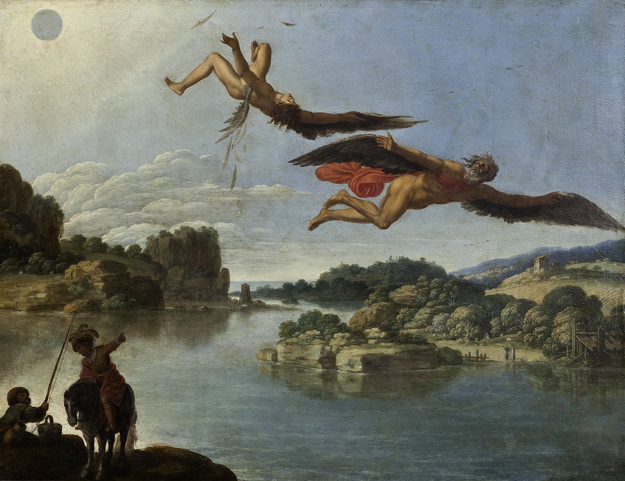 Ikarův pád od Carlo Saraceni