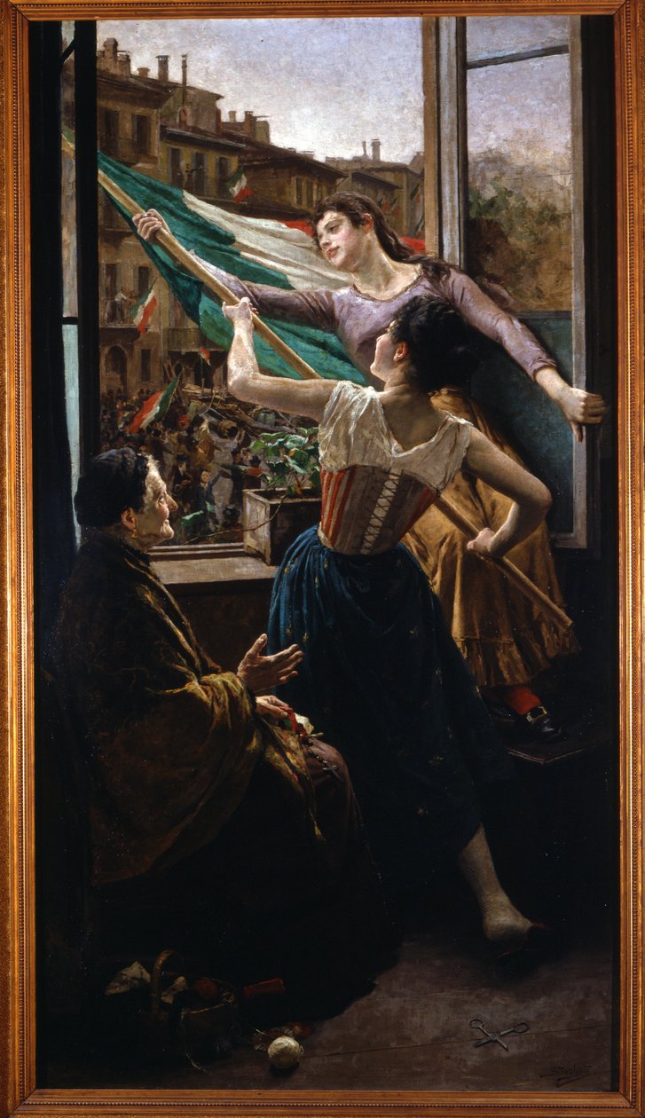 Risorgimento: The Five Days of Milan (Cinque giornate di Milano) (18-22 března 1848): toto je jedna z prvních epizod revolucí z roku 1848 (součást první italské války za nezávislost), která viděla vzestup Milánců. populace povstalců proti od Carlo Stragliati