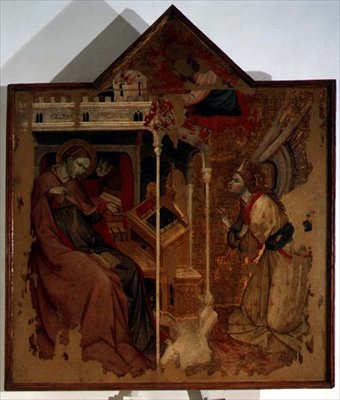 Oznámení (tempera na panelu) od Carlo da Camerino