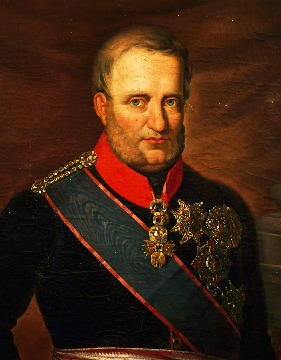 Portrét Františka I. ze dvou Sicílie (olej na plátně) od Carlo de Falco