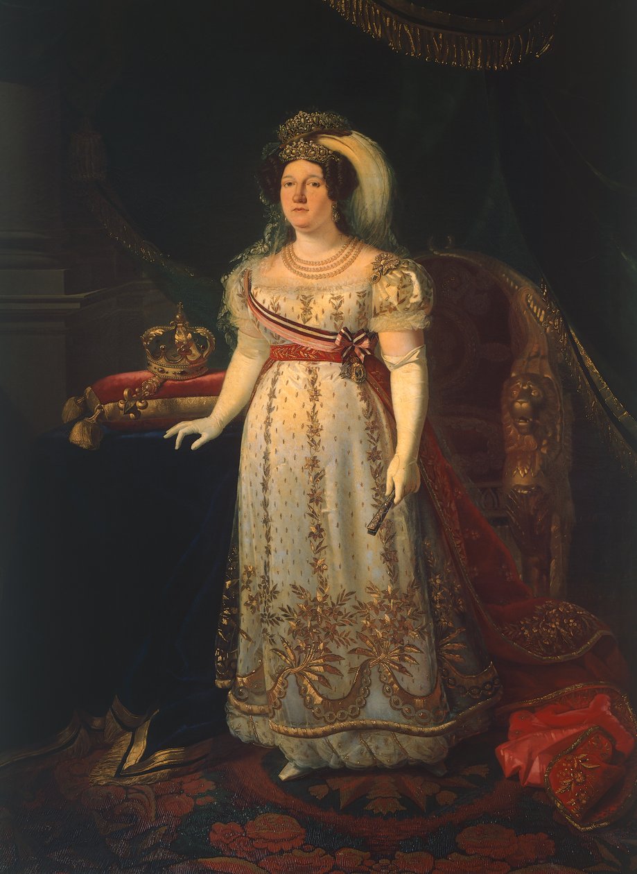 Portrét Marie Isabelly Španělské (Madrid od Carlo de Falco