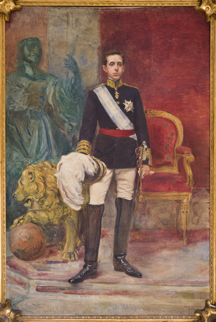 Jeho Veličenstvo král Alfonso XIII od Carlos Angel Diaz Huertas