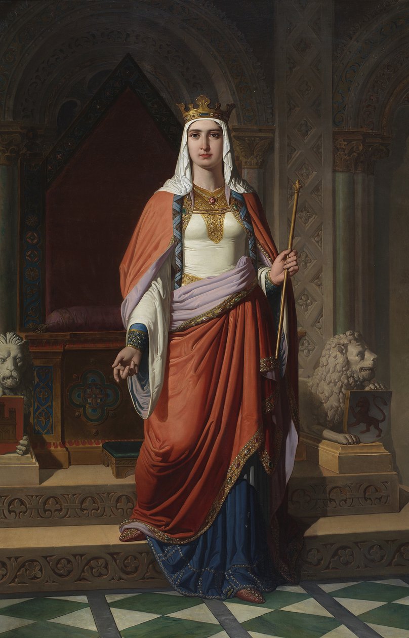 Královna Urraca z Leónu a Kastilie, 1857 od Carlos Múgica y Pérez