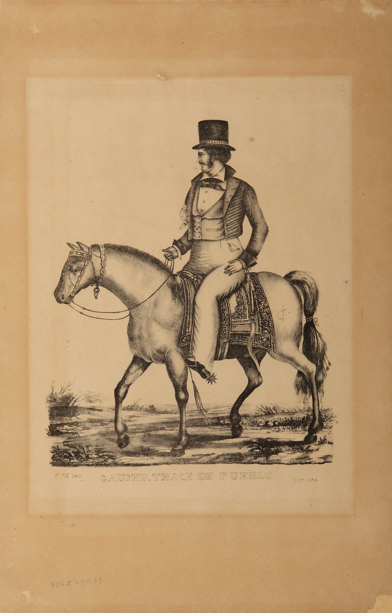 Gaucho, traje de pueblo - Carlos Morel od Carlos Morel