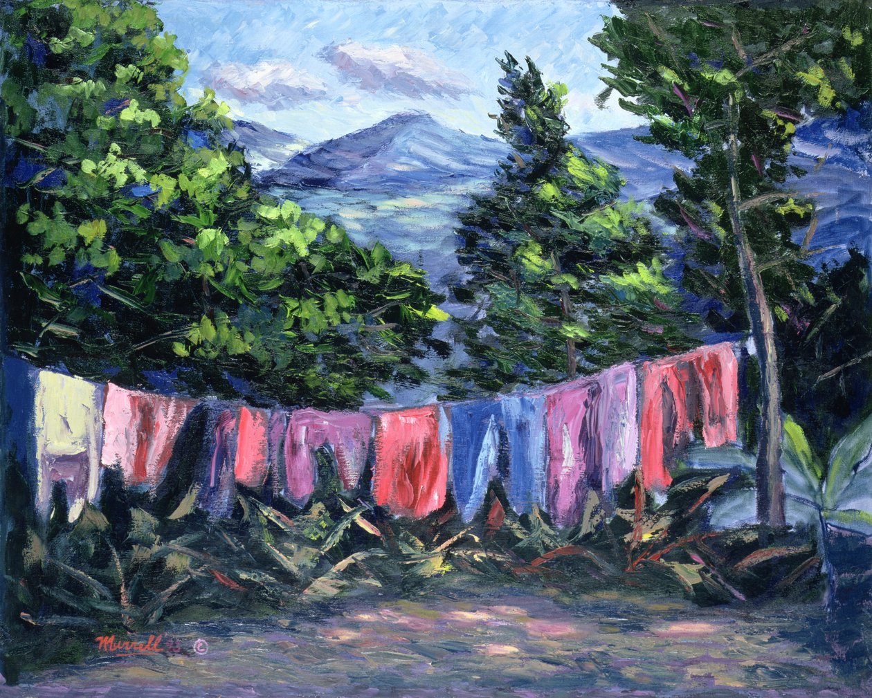 Tropická krajina, 1993 od Carlton Murrell