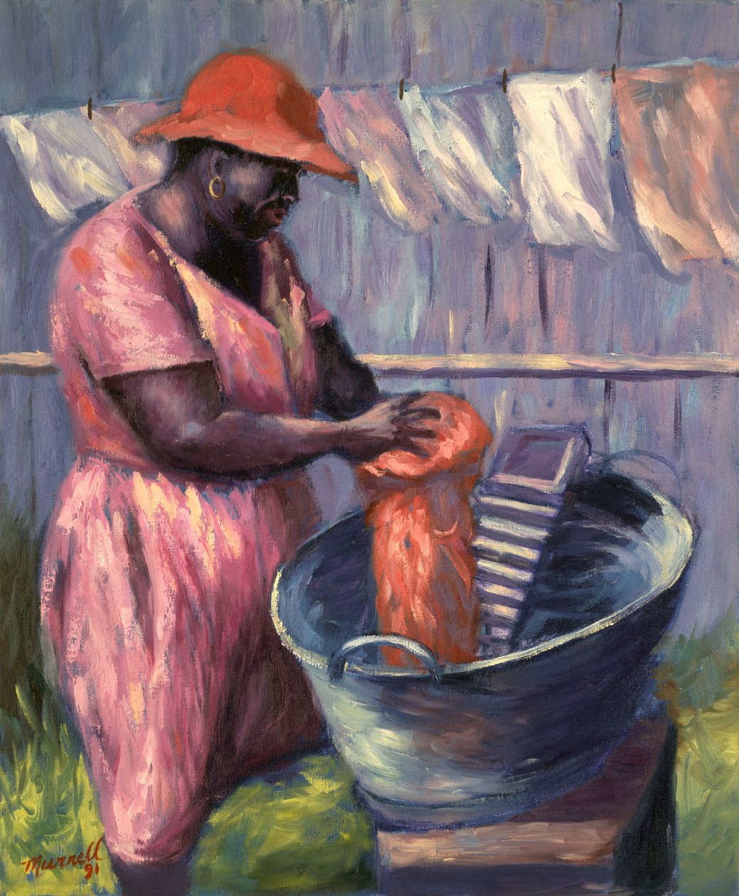 Wash Day, 1991 od Carlton Murrell