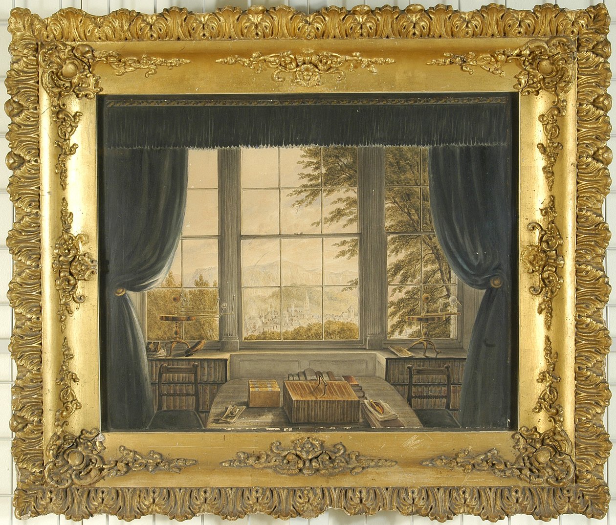 Jižní okno pracovny Grety Hall, 1841 od Caroline Bowles
