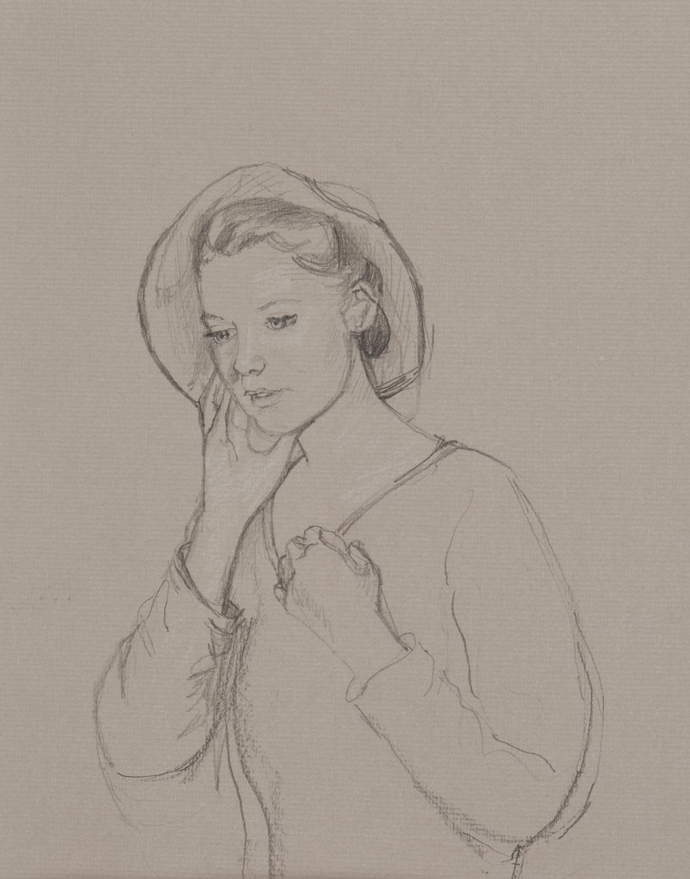 Studie pro Elizabeth Bennet, 2011 od Caroline Hervey Bathurst