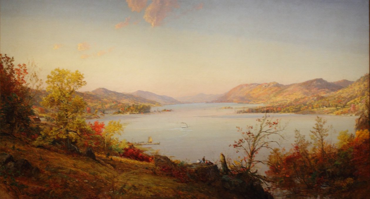 Jezero Greenwood Lake od Caroline Léna Becker