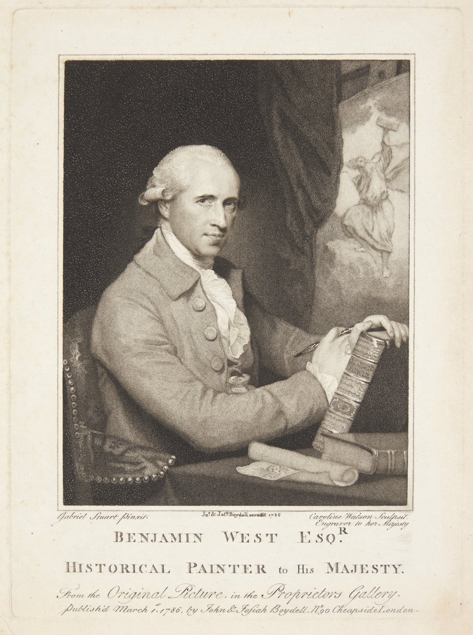 Benjamin West od Caroline Watson