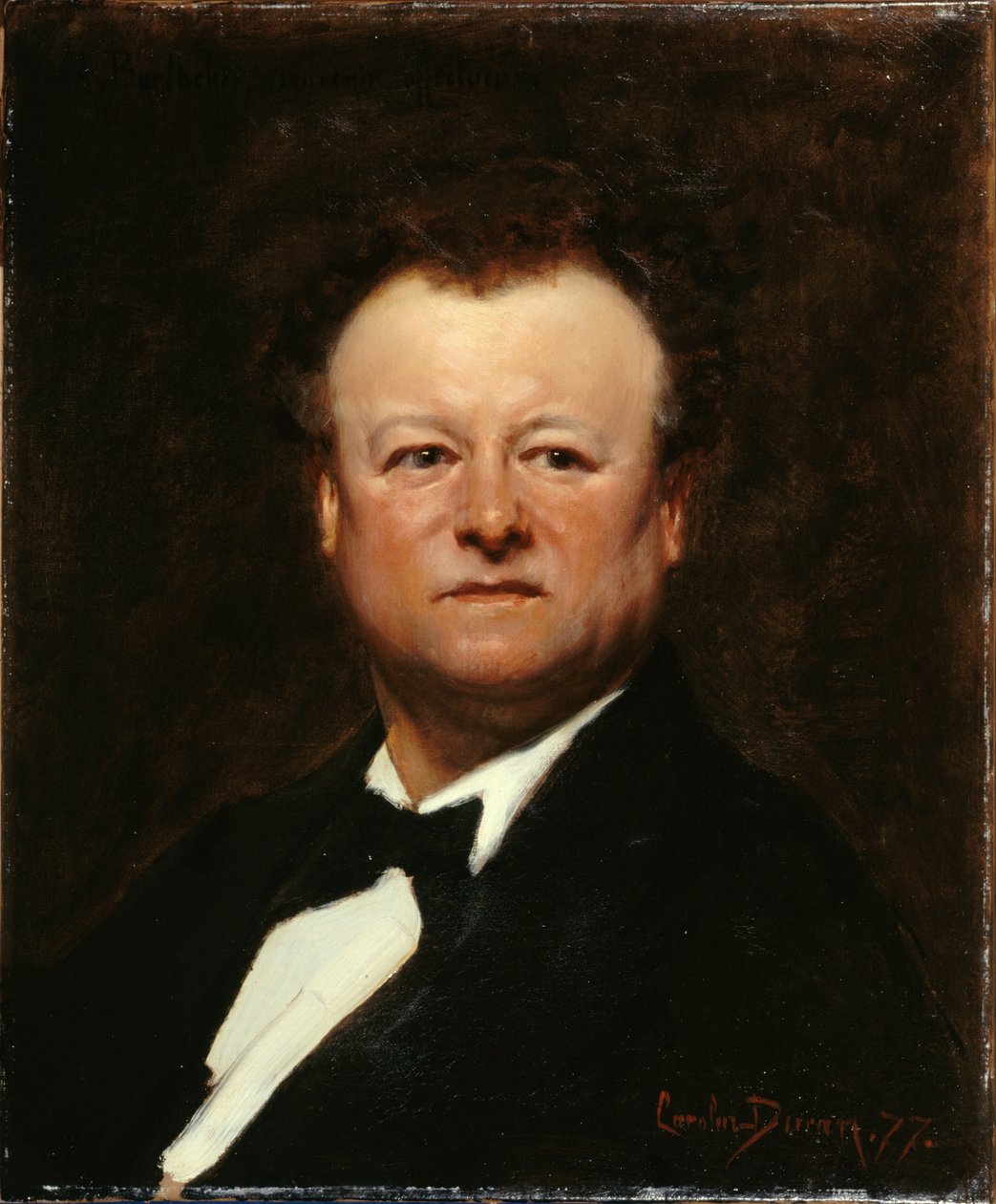 Francouzsky: Portrait de Jean-François Berthelier (1830-1888), chanteur od Carolus Duran