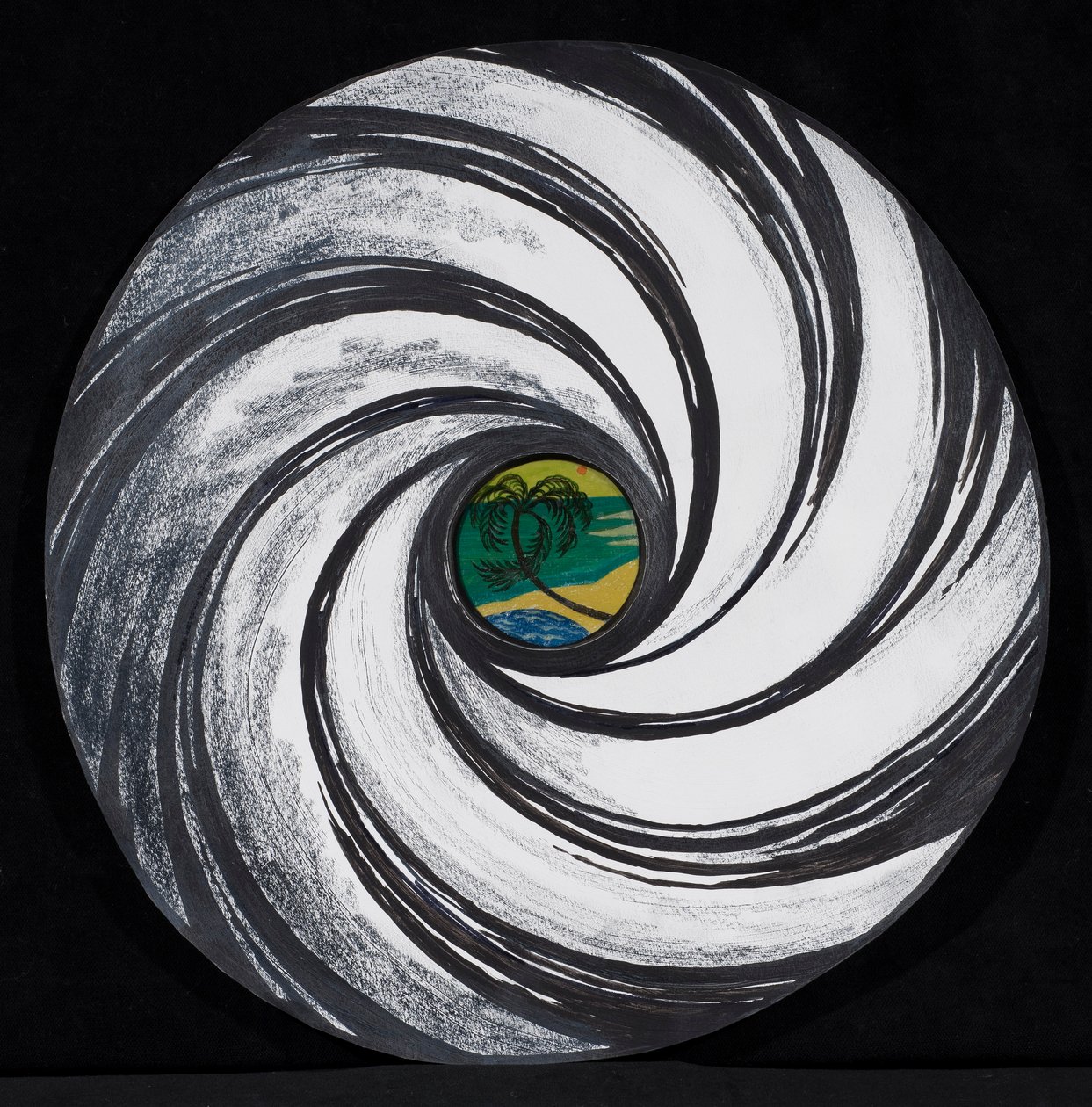Lens Swirl with Palm Tree, 2005 od Carolyn Hubbard Ford