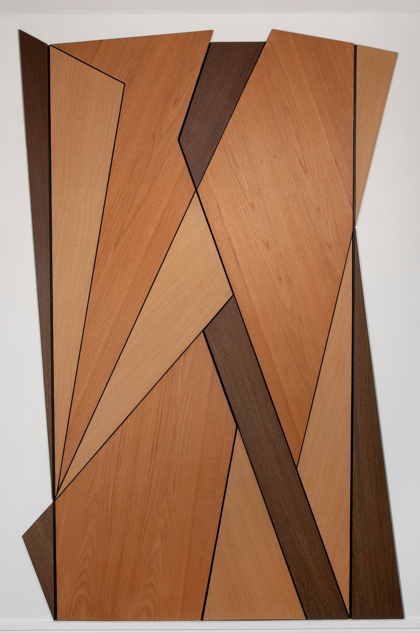 Vorticist Doors, 2012 (dřevěná dýha) od Carolyn Hubbard Ford