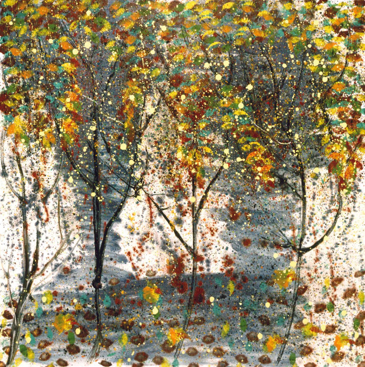 Lesní rapsodie, 2001 (olej na plátně) od Carolyn Mary Kleefeld